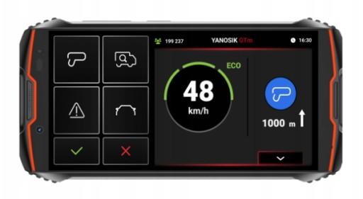 Сенсорний екран Yanosik GTm