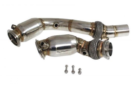 MG-DP-137 - Downpipe BMW F82 F83 M4 S55 с каталитическим нейтрализатором