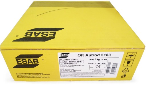 Провід для алюмінію AlMg4. 5mn fi 1.2 7kg Esab 5183