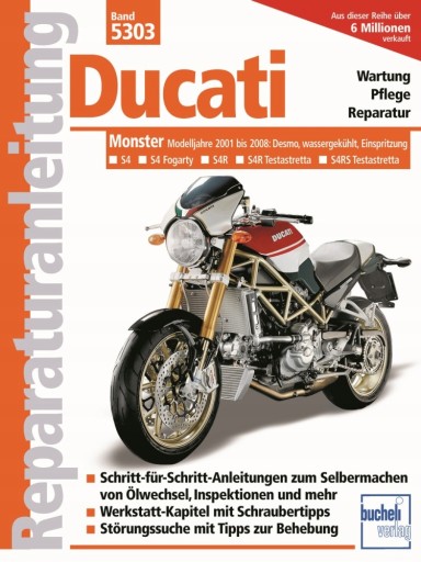 Ducati Monster S4 S4R S4RS 2001-08 24h manual