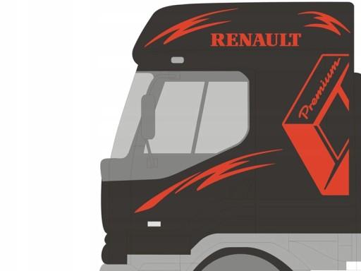 Большие наклейки для боковой кабины RENAULT PREMIUM # 1