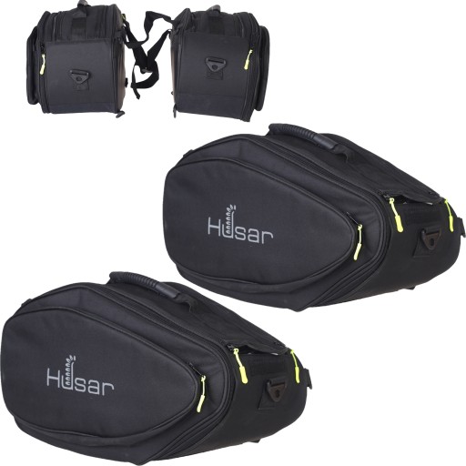 Великі бічні сідельні сумки для мотоциклів Husar 55-70l