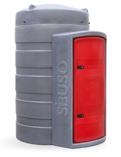 Дизельний бак з двома пластинами 1500 л