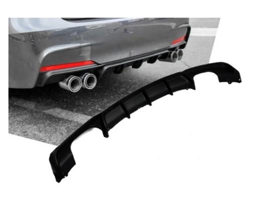 Дифузор спойлер BMW F30 F31 чорний глянець / \ MATT