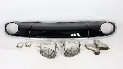 Диффузор заднего бампера Audi A7 2010-2014 гг. в стиле RS7