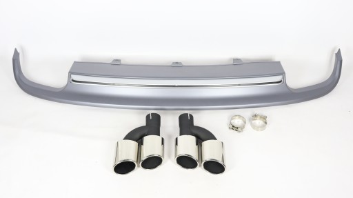 Дифузор на задній бампер Audi A7 2020-2014 S7 стиль