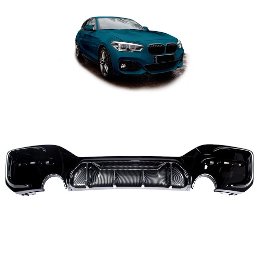 Карбоновий задній дифузор для BMW 1 (F20) Хетчбек 2015 - 2019 Competition Style