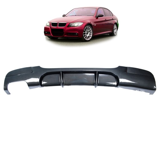 Карбоновый задний диффузор для BMW 3 (E90) Седан 2004 - 2011 гг.