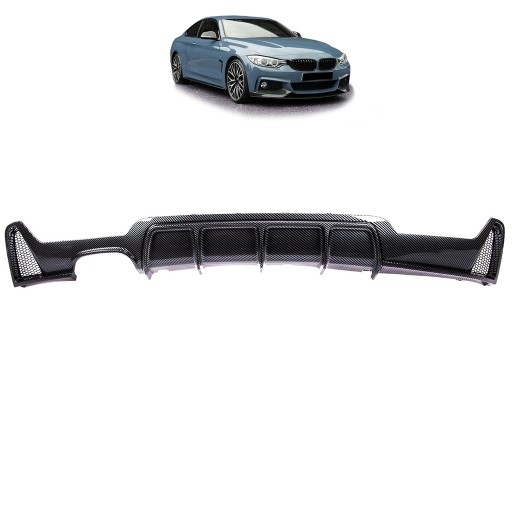 Карбоновий задній дифузор для BMW 4 (F32, F82) Coupe 2013 - Performance style