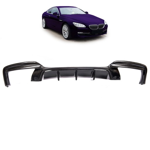Карбоновий задній дифузор для BMW 6 (F13) Coupe 2011 - 2018 Performance Style