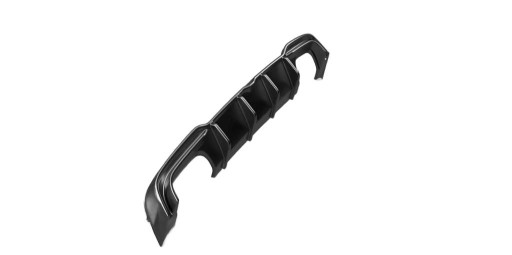 Дифузор задній для AUDI A3 (8V) Sportback 2016-2020 чорний глянець