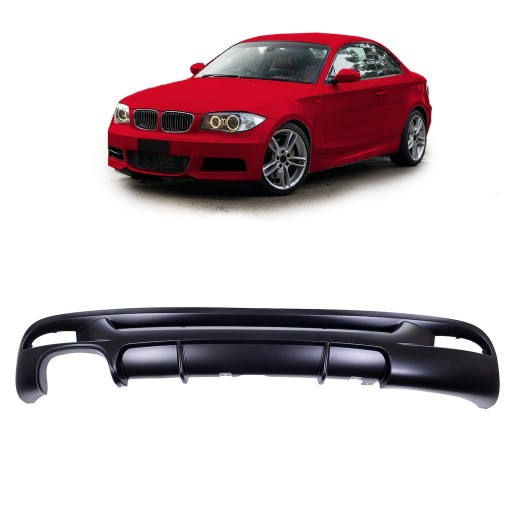 Задний диффузор для BMW 1 (E82) Купе 2007 - 2013 гг. Performance style