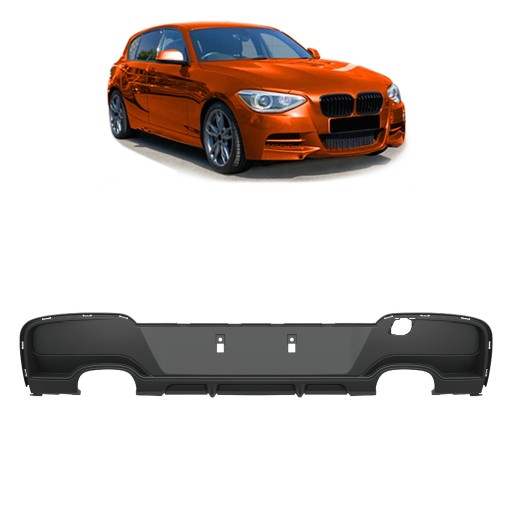 Задній дифузор для BMW 1 (F20) Хетчбек 2011 - 2015 Performance style