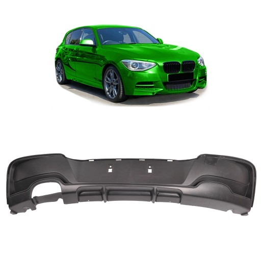Задний диффузор для BMW 1 (F20) Хэтчбек 2011 - 2015 гг. Performance style