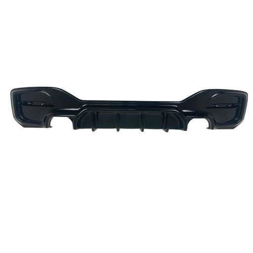 Дифузор задній для BMW 1 (F20) Хетчбек 2015-2019 чорний глянець