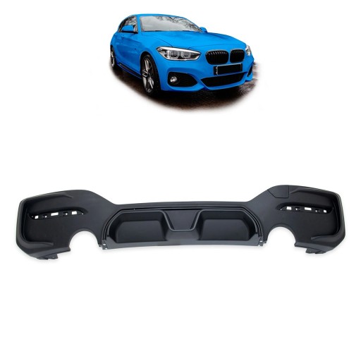Задній дифузор для BMW 1 (F20) Хетчбек 2015 - 2019 CS стиль