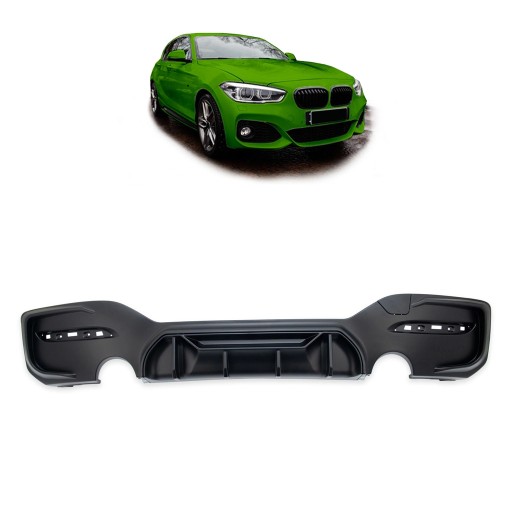 Дифузор задній для BMW 1 (F20) Хетчбек 2015 - 2019 Competition style