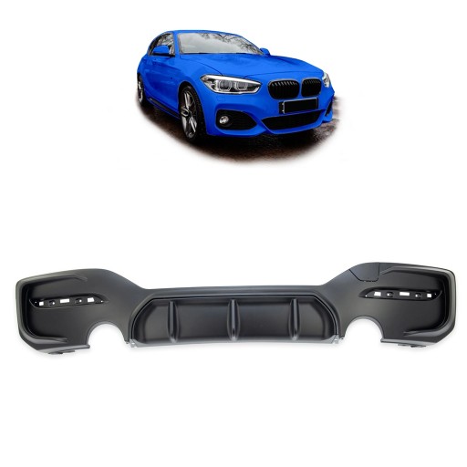 Задній дифузор для BMW 1 (F20) Хетчбек 2015 - 2019 Performance style