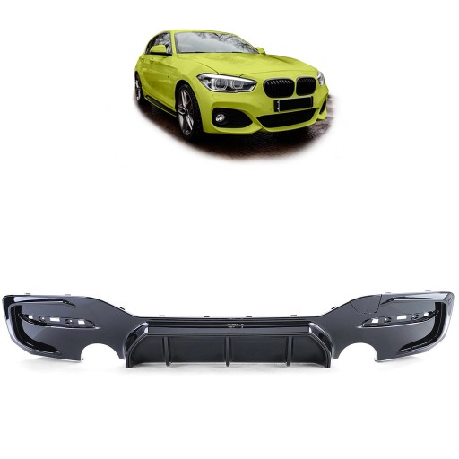 Задній дифузор для BMW 1 (F21) Хетчбек 2015 - 2019 Performance Style