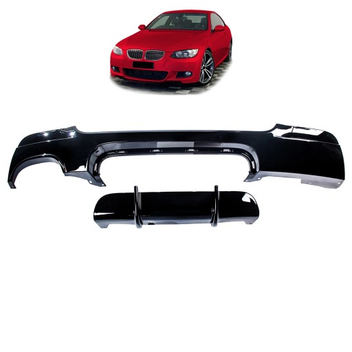 Задній дифузор для BMW 3 (E92) Coupe 2006 - 2013 Performance style