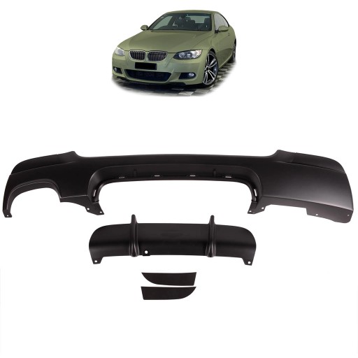 Задній дифузор для BMW 3 (E92) Coupe 2006 - 2013 Performance style