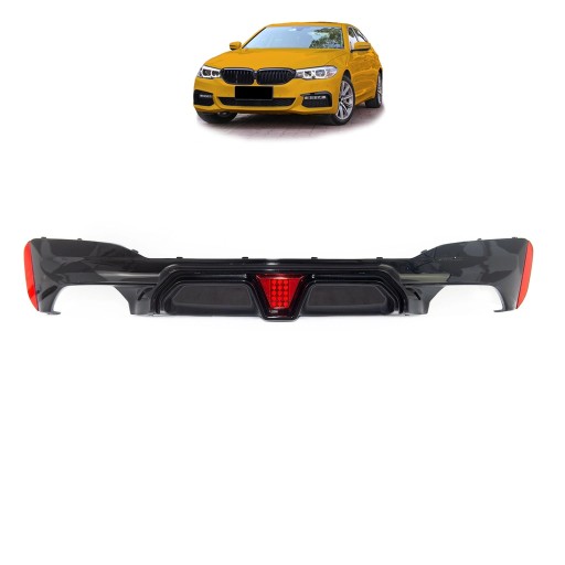 Дифузор задній для BMW 5 (G30, F90) Седан 2017 - 2023 M5 CS EVO стиль