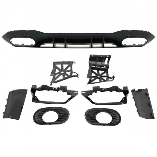 Задній дифузор для MERCEDES A-Class (V177) Saloon 2018 - стиль A35