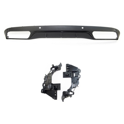 Дифузор задній для MERCEDES C-Class (C205) Coupe 2015 - стиль C63