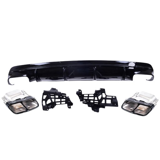 Дифузор задній для MERCEDES CLA (C117) Coupe 2013 - 2018 sport style