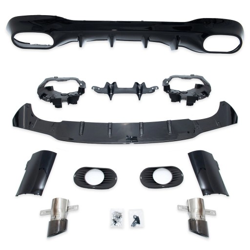 Дифузор задній для MERCEDES CLA (X118) Shooting Brake 2019 - стиль CLA35