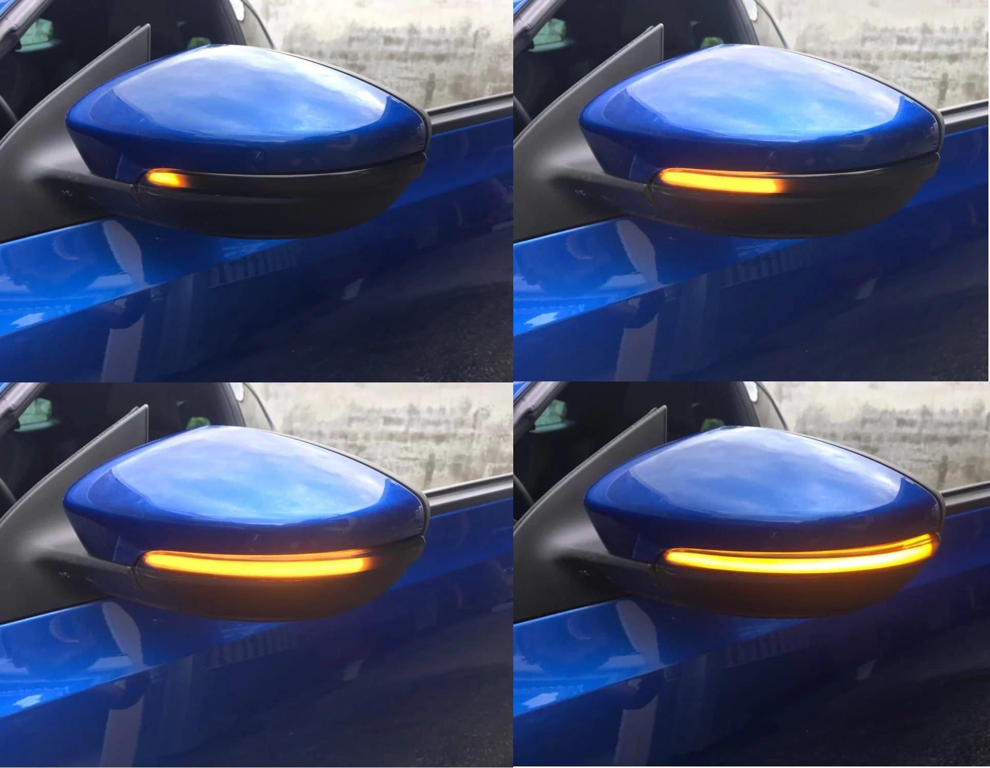 VW светодиодные зеркальные динамические поворотники