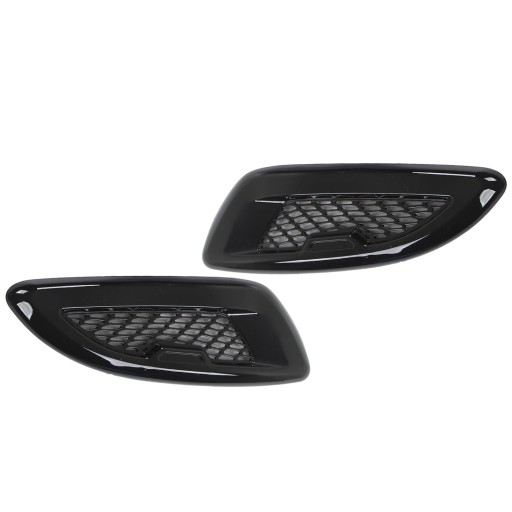 1616230131411 - Глянцевая черная вентиляционная решетка YU в динамичном стиле