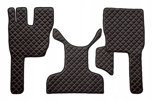 Коврики TIR VOLVO FM 4 стеганые из экокожи skaj