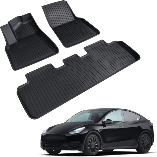 Килимки Topfit для Tesla Model Y TPE килимки 2021-2024 X80