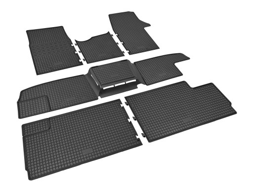 Резиновые коврики идеально подходят для Fiat Talento 2016 г., 8/9 мест.