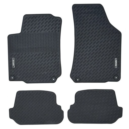 Резиновые коврики с креплением Perfect Fit P1, комплект из 4 шт.