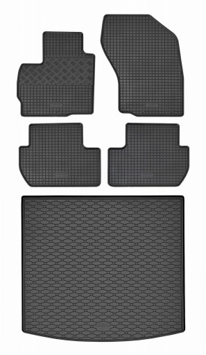 Коврики в салон и коврик для Mitsubishi Outlander 5 м 2012-2022 гг.