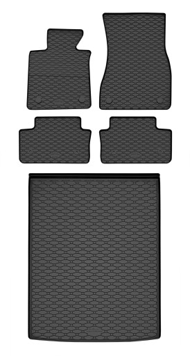 Коврики и коврик в багажник для BMW i5 Sedan 2024-