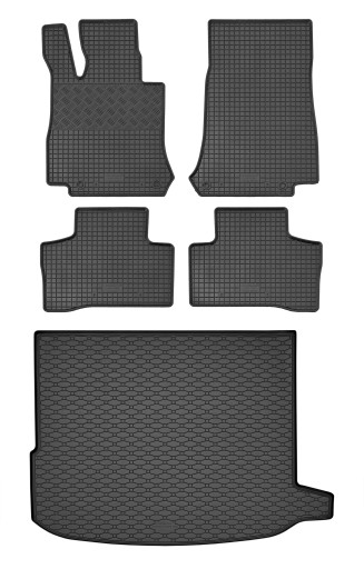 Автомобильные коврики и коврик в багажник Mercedes GLC Coupe 2015-2022 гг.