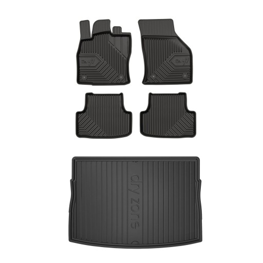 Ковры + коврик VW Golf VII HB 12-19 верхний этаж