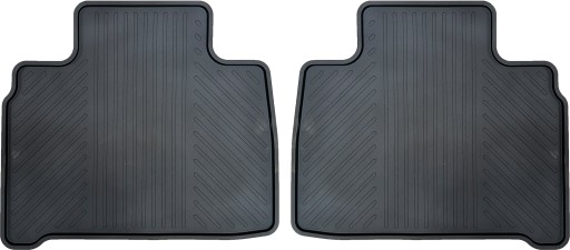 Коврики черные резиновые задние