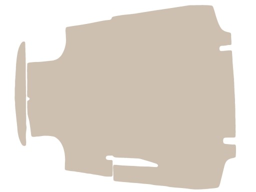 C. БЕЖЕВІ автоковрики на Трабант 500/600