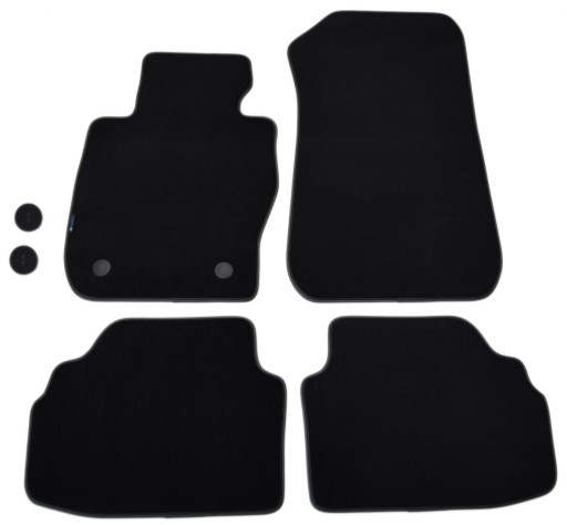 Велюровые коврики Diamond, Rimówka - BMW 3 Series E92 xDrive Coupe + липучка.