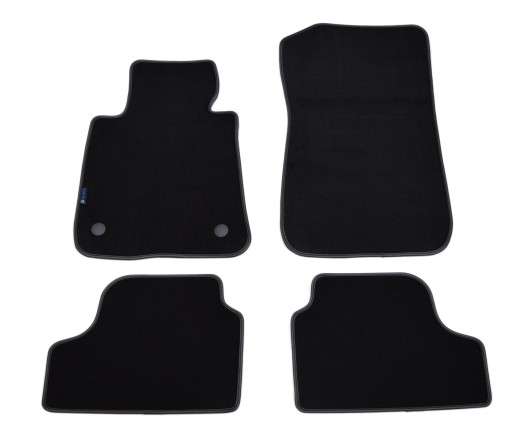 Алмазные велюровые коврики, окантовка — BMW 3 серии E93 Кабриолет 07-13. +Репа.