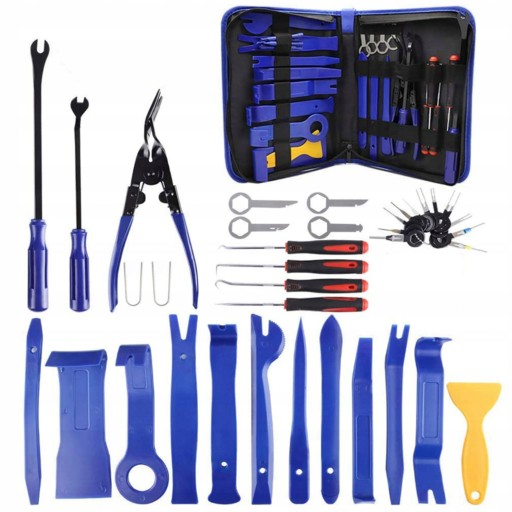 Рычаги съемника для демонтажа фиксаторов обивки