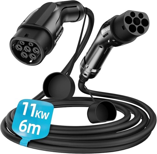 E0581 SHOCKFLO Тип 2 зарядний кабель для EV, 11 кВт, 16 A, 6 м