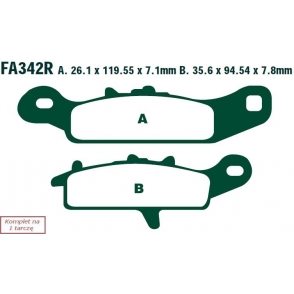 FA342R - ЄЦБ ХАМ. Мото. KAWASAKI KFX 450 R QUAD (08-12)