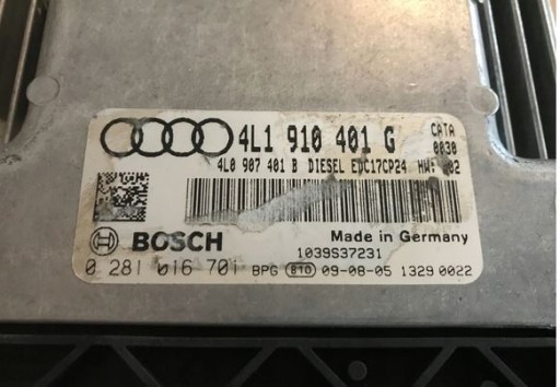 4L0910401H 0281014878 - Эбу audi q7 3.0tdi 0281016701 4l1910401g