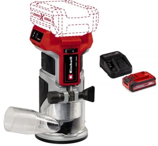 EINHELL КРОМКОФРЕЗЕРНЫЙ СТАНОК TP-ET 18 Li BL комплект 3,0 Ач АККУМУЛЯТОР
