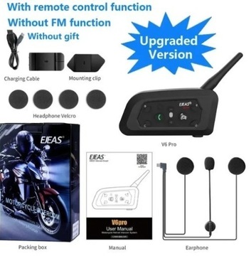 EJEAS V6 PRO Bluetooth для мотоциклетной связи